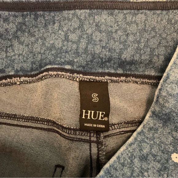 High-Rise Ditsy Floral-Print Denim Skimmer Legging - Picture 5 of 6